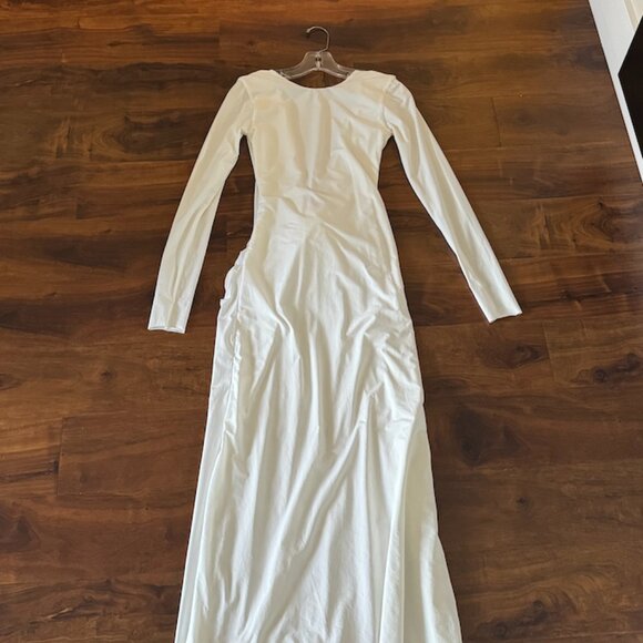 Maygel Coronel Heliconia White long sleeve dress - Picture 3 of 8